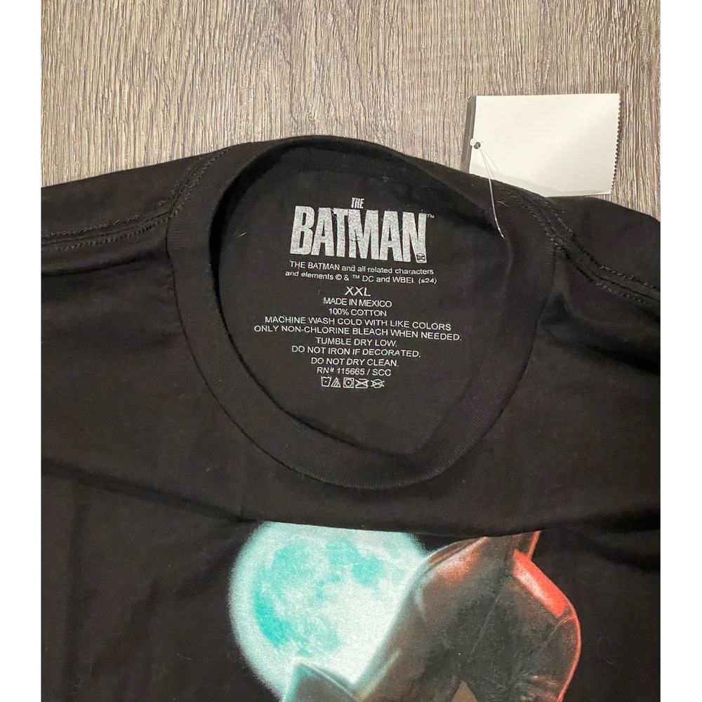 Batman Gotham City T Shirt Men's‎ 2XL Black DC Comics Hero Batman Movie XXL NEW - Picture 3 of 6